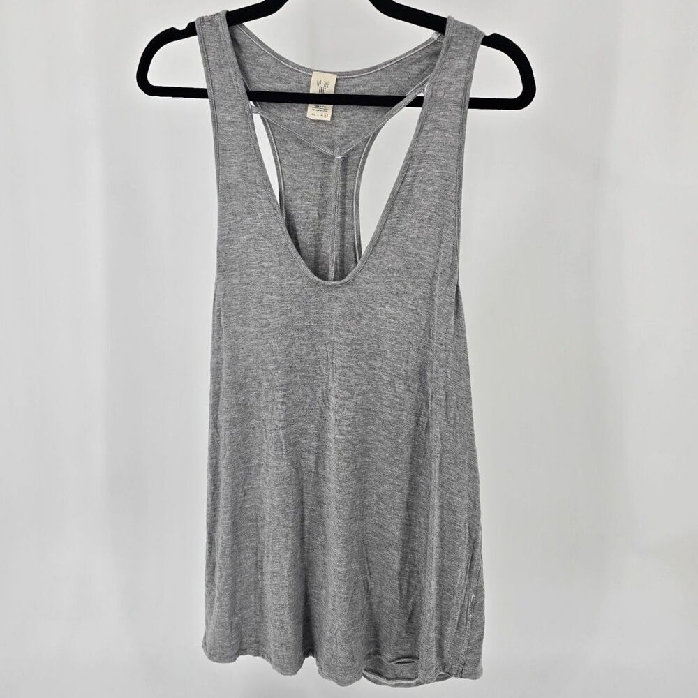 We The Free Amelia Y-Strap Gray TunicTank Top Size L